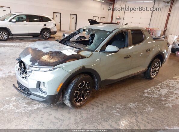 5NTJBDAEXPH068918 2023 HYUNDAI SANTA CRUZ Green Առջևի ձախ երեք քառորդ տեսարան