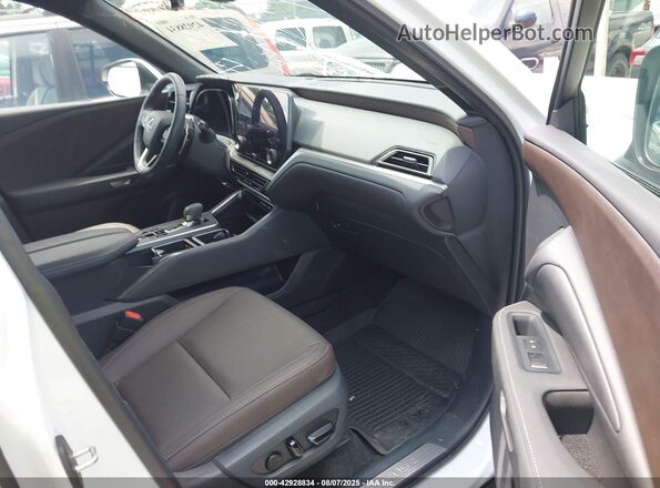 5TDAAAB64SS028411 2025 LEXUS TX White Widok wnętrza z przodu