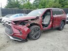 2024 Toyota Grand Highlander Limited Burgundy vin: 5TDADAB59RS007532