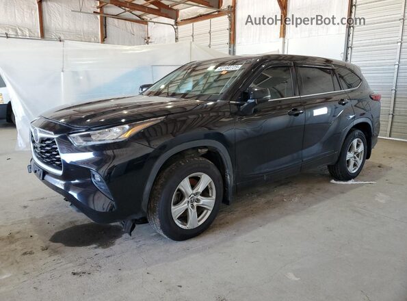 5TDBZRBH2LS051099 2020 TOYOTA HIGHLANDER Black Przód lewy