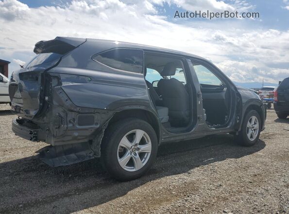 5TDBZRBH2MS130497 2021 TOYOTA HIGHLANDER Серый Задняя правая четверть