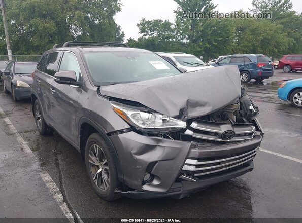 5TDBZRFH2JS912871 2018 TOYOTA LE Серый Передняя правая четверть
