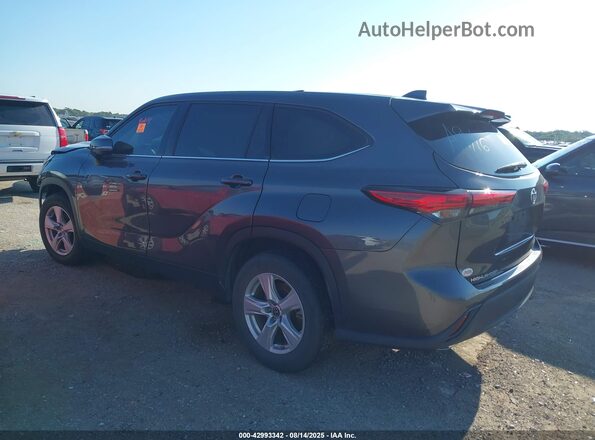 5TDCZRAH3MS063009 2021 TOYOTA HIGHLANDER Серый Задняя левая четверть