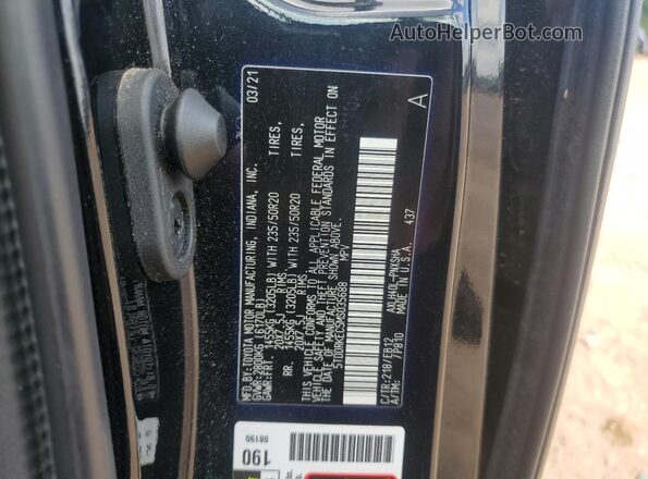5TDDRKEC5MS035688 2021 TOYOTA SIENNA Black Սալոնի 360 աստիճան տեսք