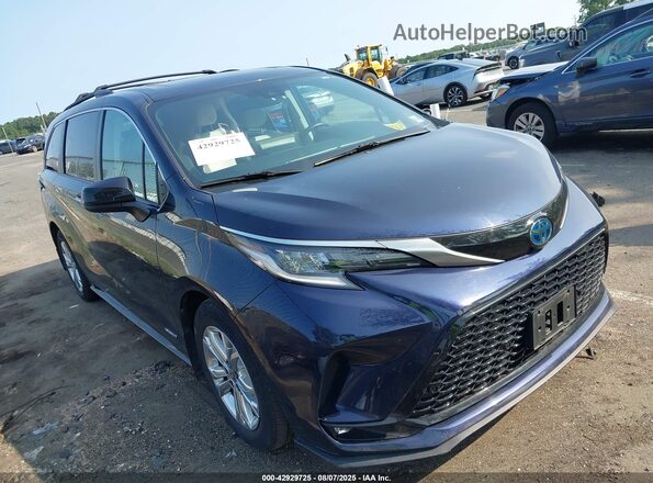 5TDDSKFC0MS024486 2021 TOYOTA SIENNA Blue Առջևի աջ