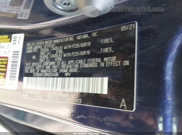 5TDDSKFC0MS024486 2021 TOYOTA SIENNA Blue Շարժիչի բաժամունքի տեսք