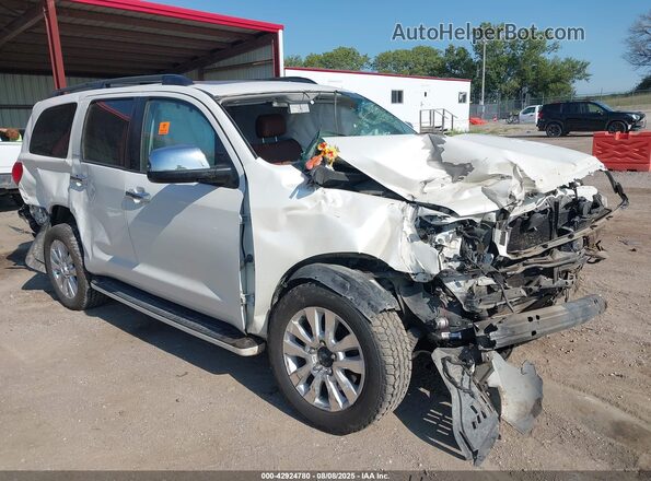 5TDDW5G13GS138070 2016 TOYOTA SEQUOIA Белый Передняя правая четверть
