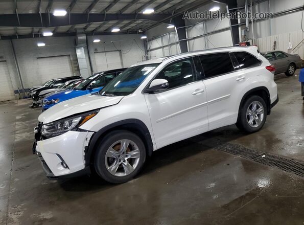 5TDDZRFH1JS805416 2018 TOYOTA LIMITED White Առջևի ձախ երեք քառորդ տեսարան