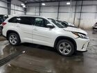 2018 Toyota Highlander Limited White vin: 5TDDZRFH1JS805416