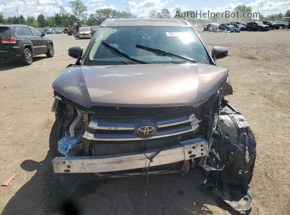 5TDDZRFHXJS833621 2018 TOYOTA LIMITED Желто-коричневый Вид спереди