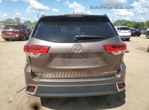 5TDDZRFHXJS833621 2018 TOYOTA LIMITED Желто-коричневый Вид сзади