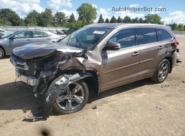5TDDZRFHXJS833621 2018 TOYOTA LIMITED Желто-коричневый Передняя левая четверть