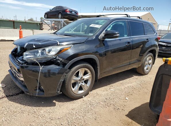 5TDDZRFHXJS861645 2018 TOYOTA LIMITED Black Передня ліва чверть