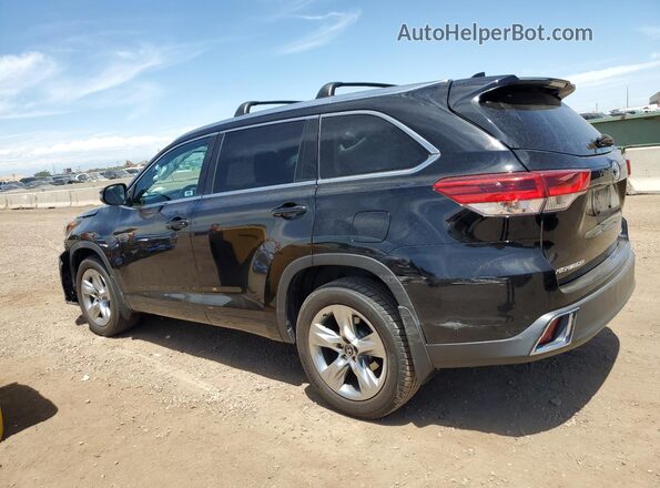 5TDDZRFHXJS861645 2018 TOYOTA LIMITED Black Задня ліва чверть