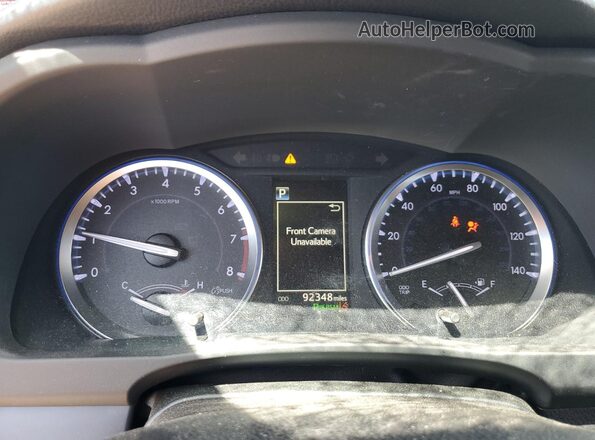 5TDDZRFHXJS861645 2018 TOYOTA LIMITED Black Вид щитка приладів