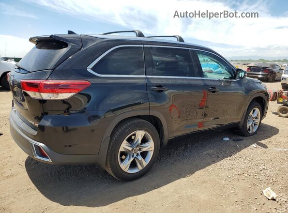 5TDDZRFHXJS861645 2018 TOYOTA LIMITED Black Задня права чверть