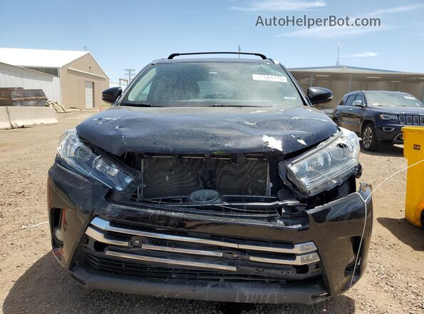 5TDDZRFHXJS861645 2018 TOYOTA LIMITED Black Вид спереду