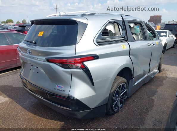 5TDERKEC7SS246229 2025 TOYOTA SIENNA Серебряный Задняя правая четверть