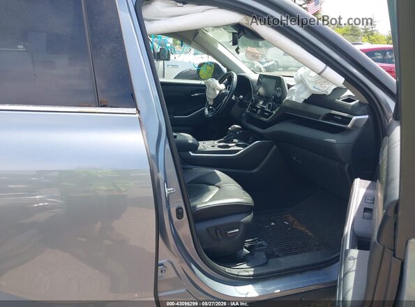 5TDHBRCH5MS028348 2021 TOYOTA LE Light Blue Вид салона спереди