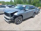 2021 Toyota Highlander Hybrid Xle Light Blue vin: 5TDHBRCH5MS028348