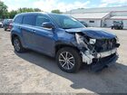 2018 Toyota Highlander Hybrid Xle Blue vin: 5TDJGRFH9JS037127