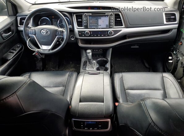 5TDJZRFH2JS531792 2018 TOYOTA HIGHLANDER Gray Vista del salpicadero