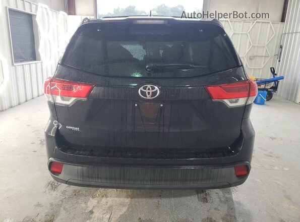 5TDJZRFH9HS371453 2017 TOYOTA HIGHLANDER Black Вид ззаду