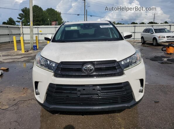 5TDJZRFHXJS845111 2018 TOYOTA HIGHLANDER White Vista frontal