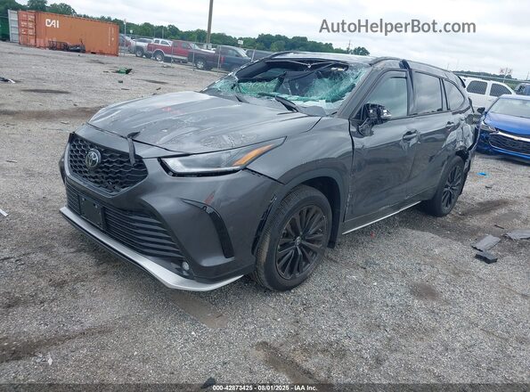 5TDKDRBH3PS509026 2023 TOYOTA HIGHLANDER Gray Przód lewy