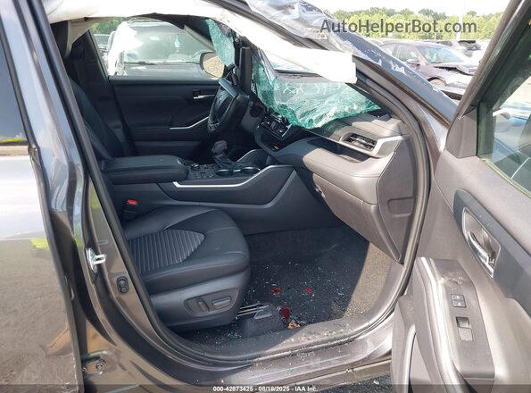 5TDKDRBH3PS509026 2023 TOYOTA HIGHLANDER Gray Widok wnętrza z przodu