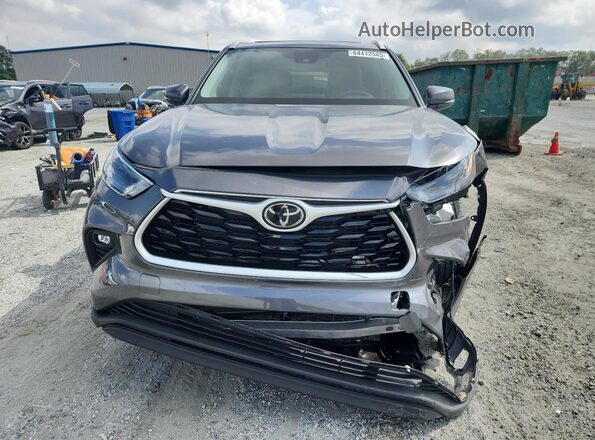 5TDKDRBH8PS013929 2023 TOYOTA HIGHLANDER Gray Vista frontal