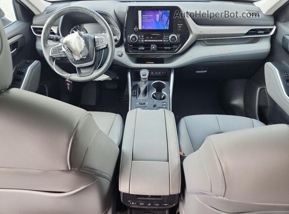 5TDKDRBH8PS013929 2023 TOYOTA HIGHLANDER Gray Vista del salpicadero