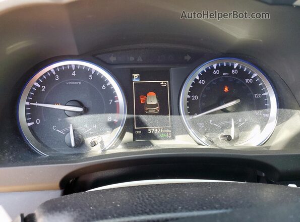 5TDKZRFH4JS540983 2018 TOYOTA HIGHLANDER White Widok zestawu wskaźników