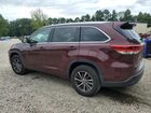 2017 Toyota Highlander Se Burgundy vin: 5TDKZRFH7HS231969