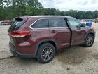 2017 Toyota Highlander Se Burgundy vin: 5TDKZRFH7HS231969