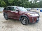 2017 Toyota Highlander Se Burgundy vin: 5TDKZRFH7HS231969