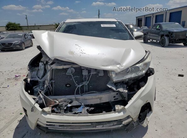 5TDKZRFH9JS529123 2018 TOYOTA HIGHLANDER White Vista frontal