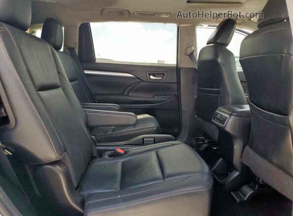 5TDKZRFH9JS529123 2018 TOYOTA HIGHLANDER White Vista interior trasera