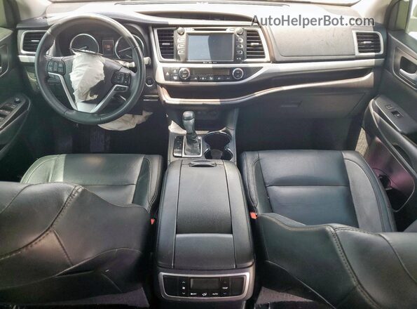 5TDKZRFH9JS529123 2018 TOYOTA HIGHLANDER White Vista del salpicadero