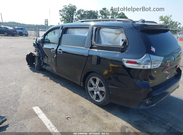 5TDXZ3DC1JS944849 2018 TOYOTA SIENNA Black Trasero izquierdo