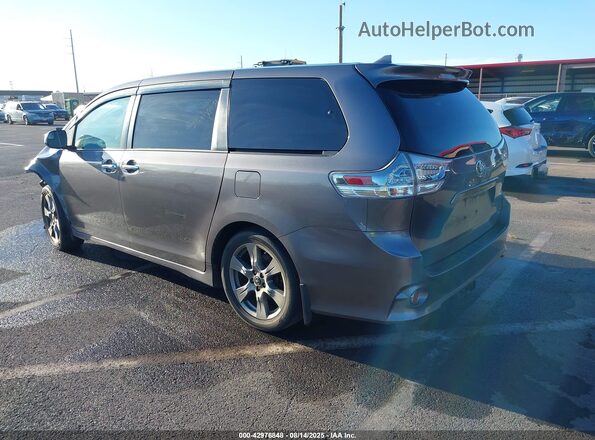 5TDXZ3DC2JS932029 2018 TOYOTA SIENNA Gray Rear left