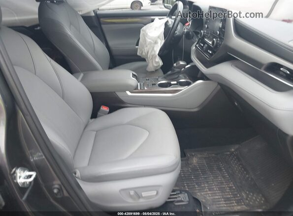 5TDYZRAH7MS053699 2021 TOYOTA LIMITED Gray Front interior view