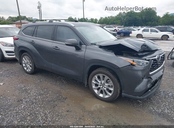 5TDYZRAH7MS053699 2021 TOYOTA LIMITED Gray Front right