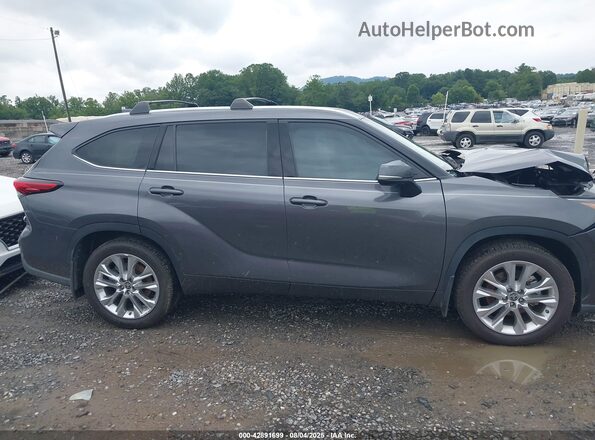 5TDYZRAH7MS053699 2021 TOYOTA LIMITED Gray Rear interior view