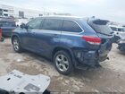 2018 Toyota Highlander Limited Синий vin: 5TDYZRFH2JS242443