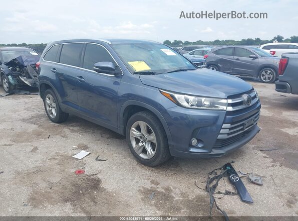 5TDYZRFH2JS242443 2018 TOYOTA LIMITED Синий Передняя правая четверть