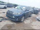 2018 Toyota Highlander Limited Синий vin: 5TDYZRFH2JS242443