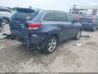 2018 Toyota Highlander Limited Синий vin: 5TDYZRFH2JS242443