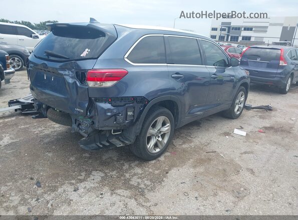 5TDYZRFH2JS242443 2018 TOYOTA LIMITED Синий Задняя правая четверть
