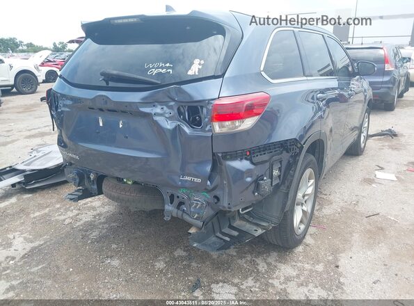 5TDYZRFH2JS242443 2018 TOYOTA LIMITED Синий Вид щитка приборов